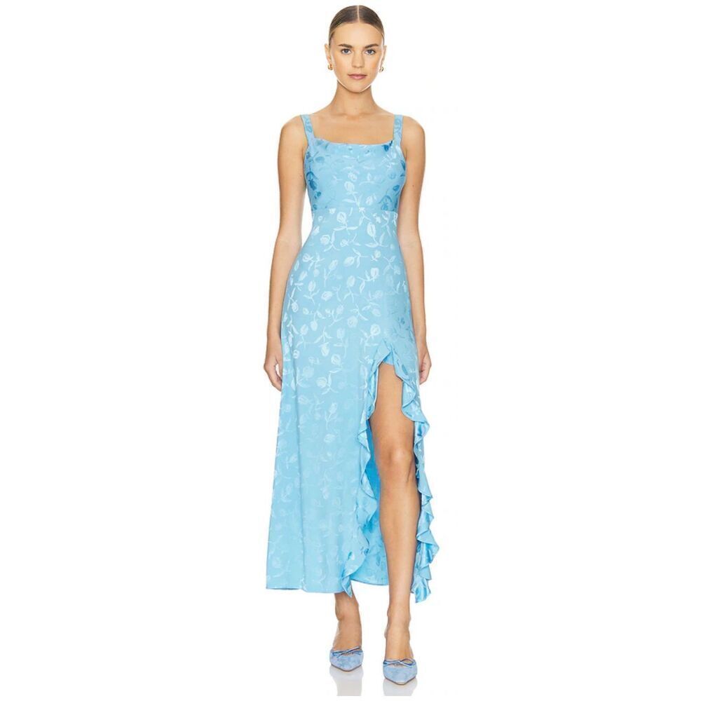 Kitri Carissa Maxi Dress in Sky Blue Tulip NWT Size 2